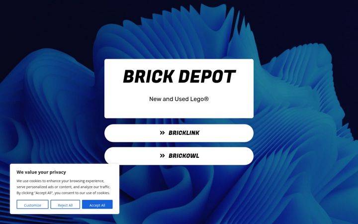 Screenshot of brickdepot.uk
