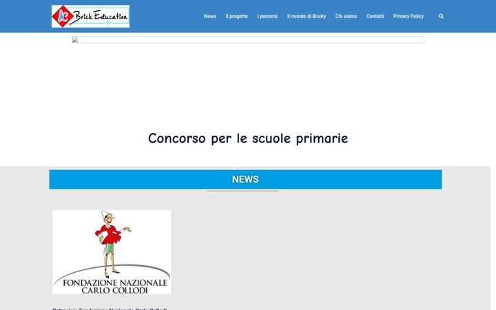 Screenshot stránky brickeducation.it