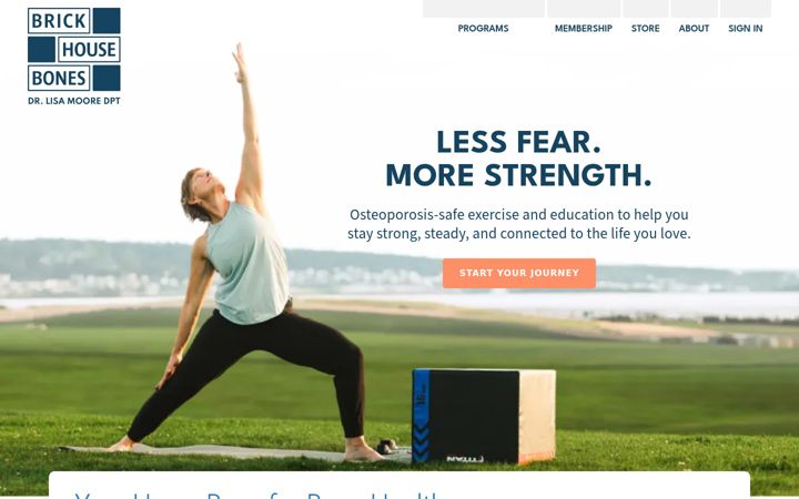 Screenshot of brickhousebones.com