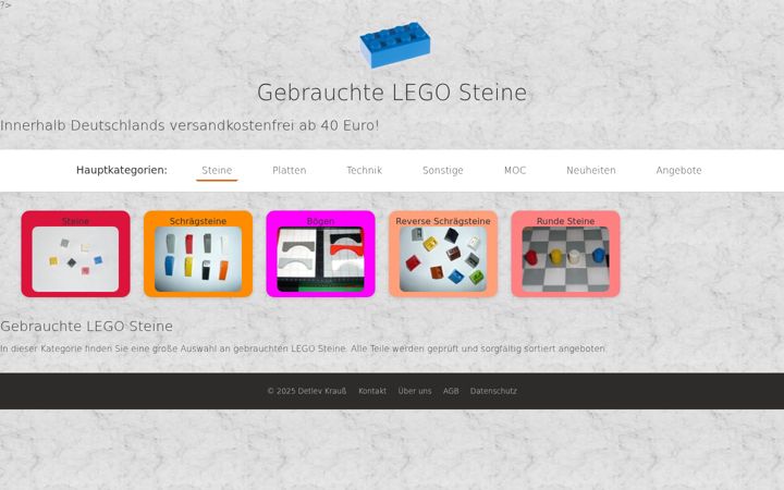 Screenshot of brickideas.de
