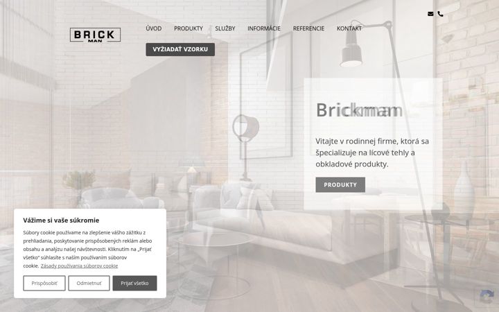 Screenshot of brickman.sk