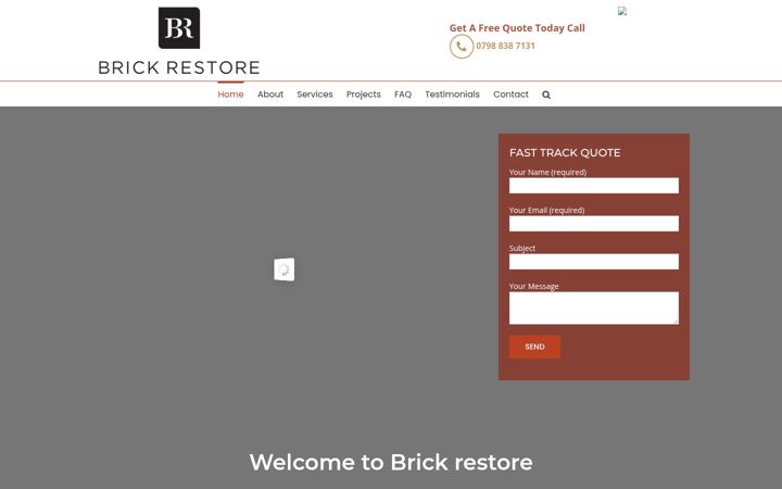 Screenshot ta' brickrestore.co.uk