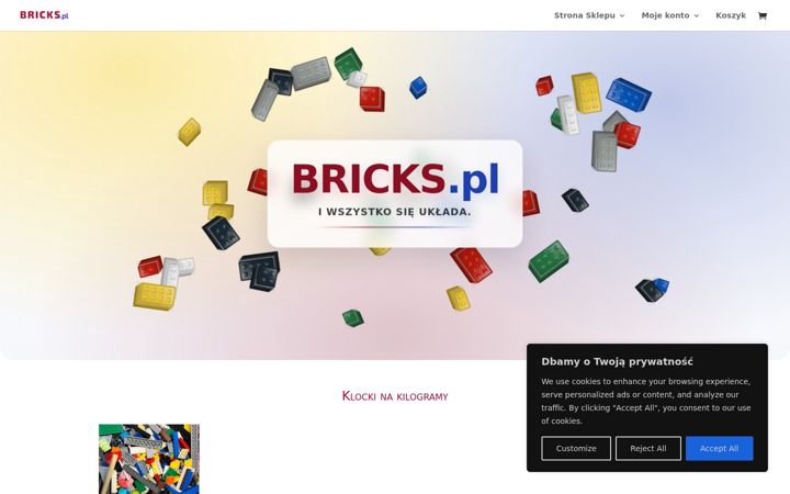 Screenshot of bricks.pl