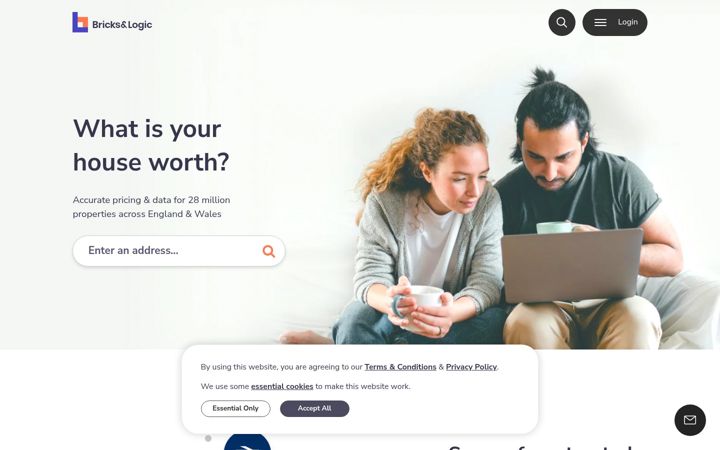 Screenshot of bricksandlogic.co.uk