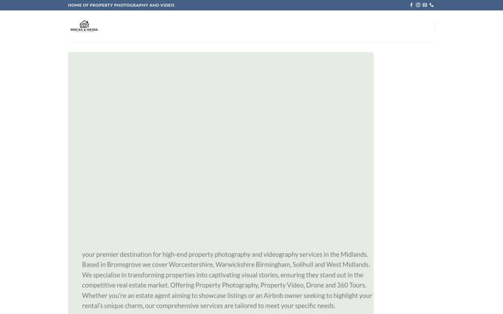 Screenshot of bricksandmedia.com