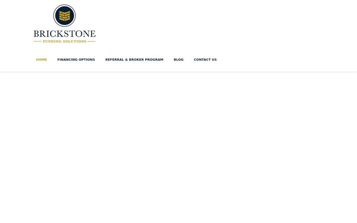 Screenshot of brickstonefundingsolutions.com