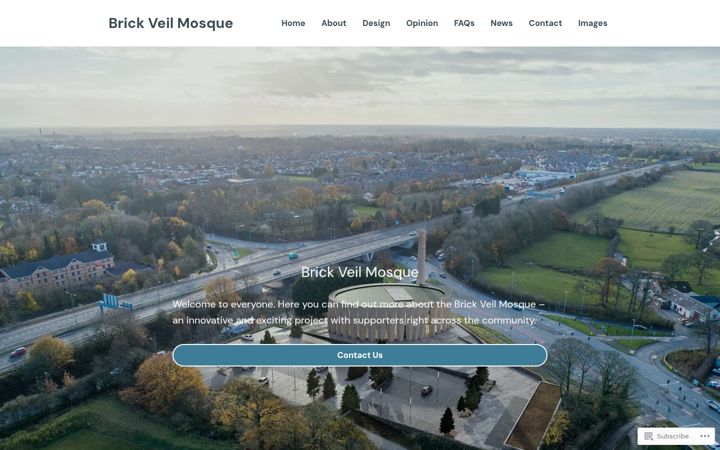 Screenshot ta' brickveilmosque.co.uk