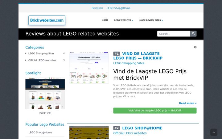Screenshot of brickwebsites.com
