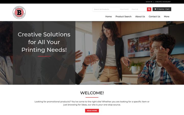 Screenshot of brickyardpromo.com