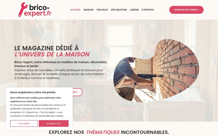 Screenshot of brico-expert.fr