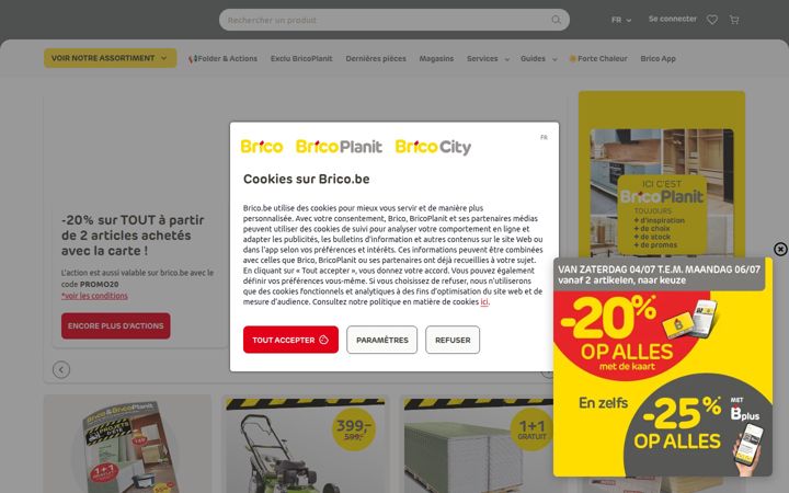Képernyőkép: brico.be