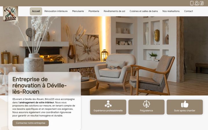 Screenshot of brico225.fr