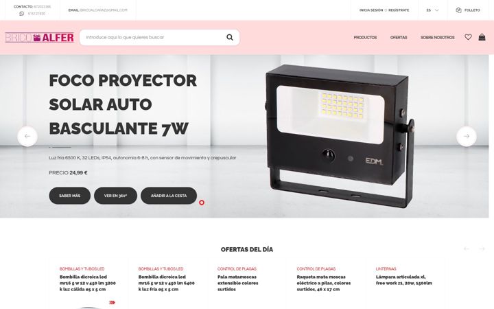 Screenshot of bricoalfer.com