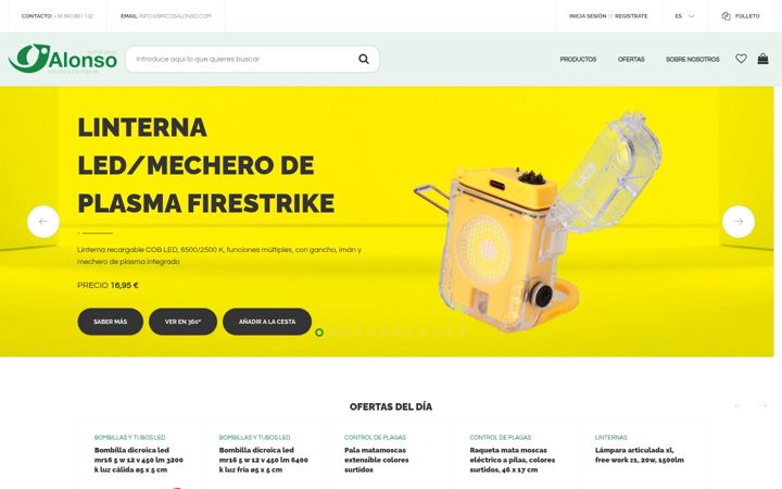 Screenshot of bricoalonso.com