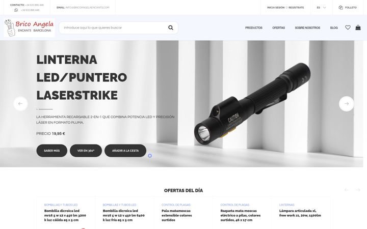 Screenshot of bricoangelaencants.com
