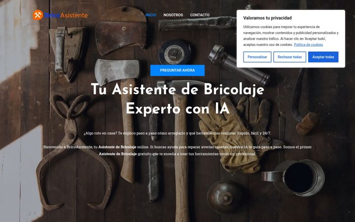 Screenshot of bricoasistente.com