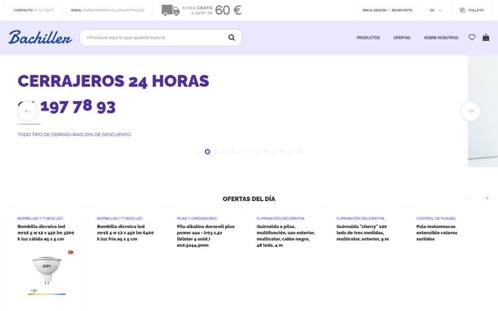 Screenshot of bricobachiller.com