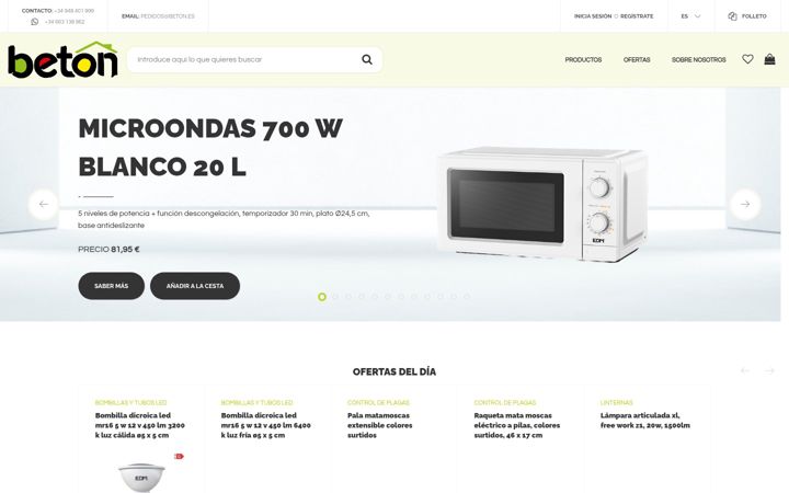 Screenshot of bricobeton.com