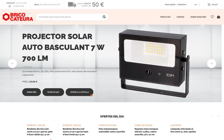 Screenshot of bricocateura.com