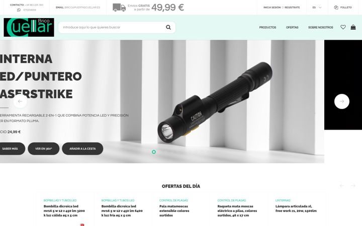 Screenshot of bricocuellar.es