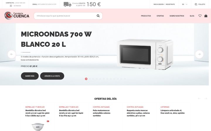 Screenshot of bricocuenca.com