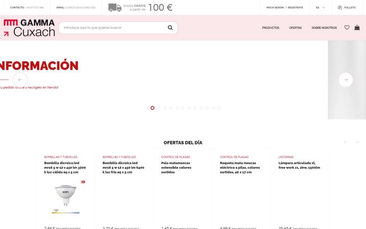 Screenshot of bricocuxach.com