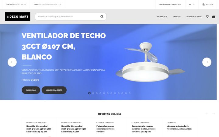 Screenshot of bricodecomart.es