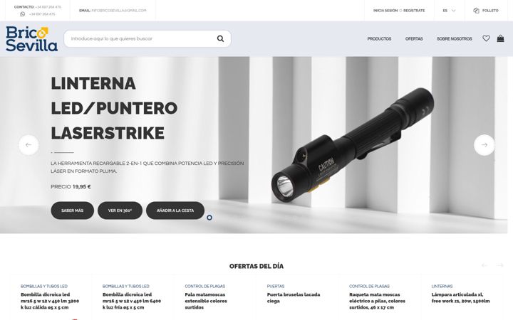 Screenshot of bricodecoracionsevilla.com