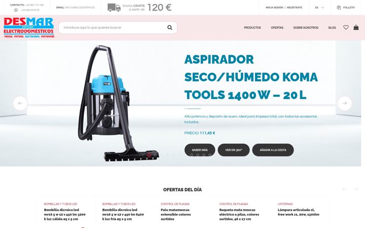 Screenshot of bricodesmar.es
