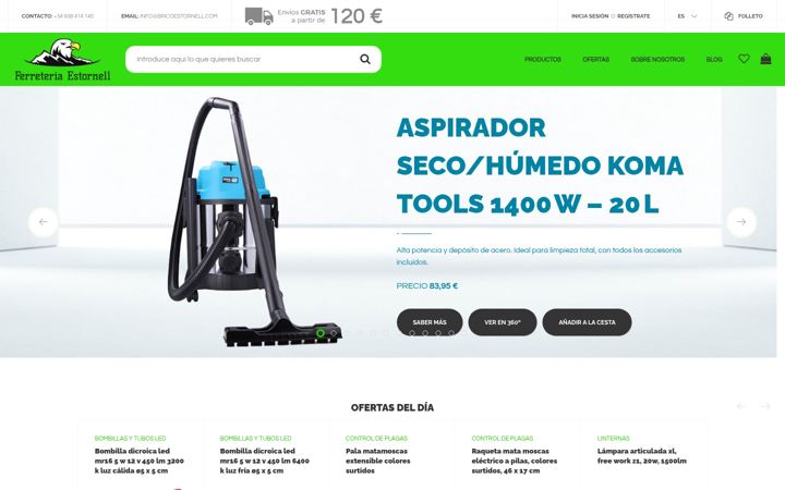 Screenshot of bricoestornell.com