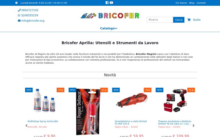 Screenshot of bricofer.org