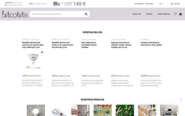 Screenshot of bricoiris.com