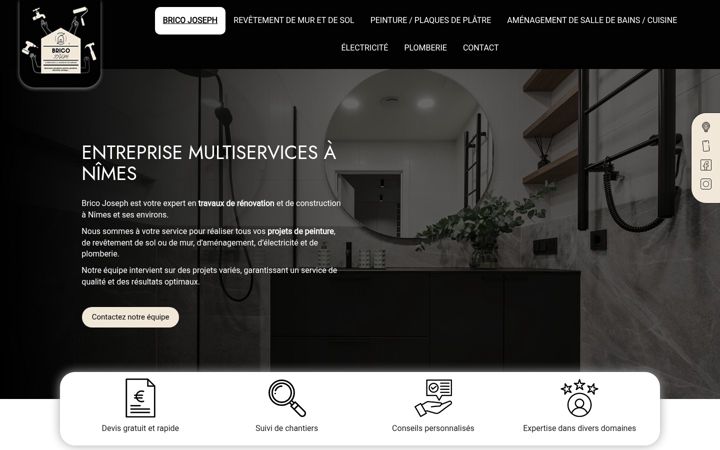 Screenshot of bricojoseph.fr
