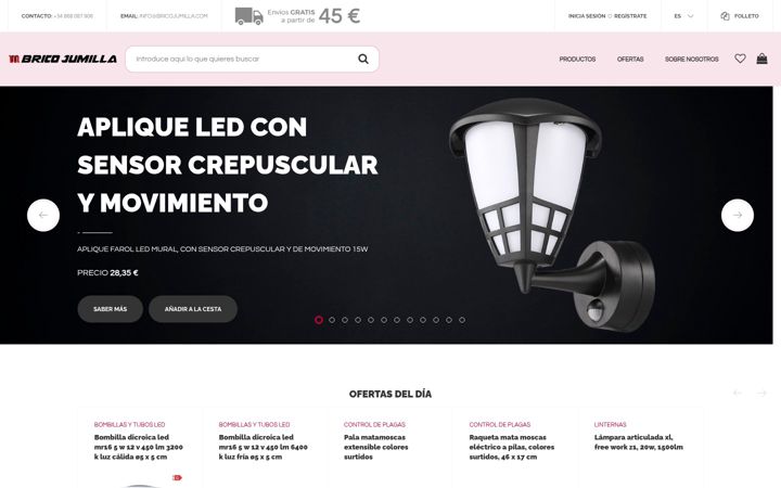 Screenshot of bricojumilla.com