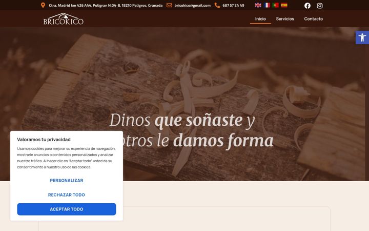 Screenshot of bricokico.com