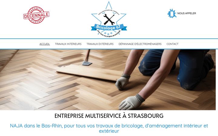 Screenshot of bricolage67.fr