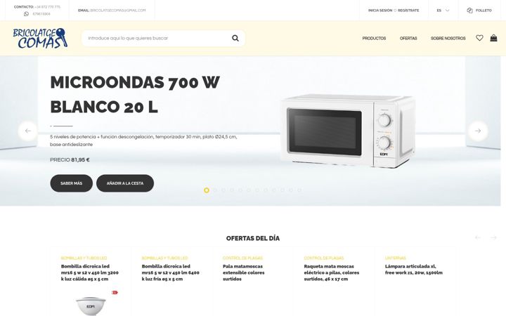 Screenshot of bricolatgecomas.com