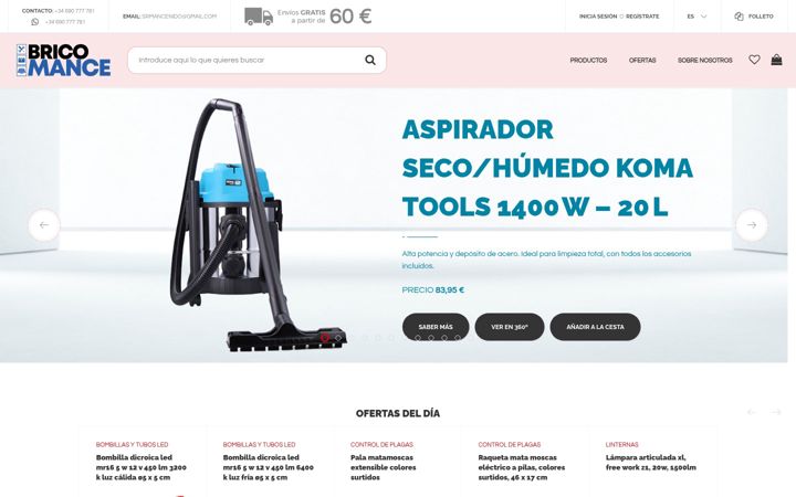 Screenshot of bricomance.com