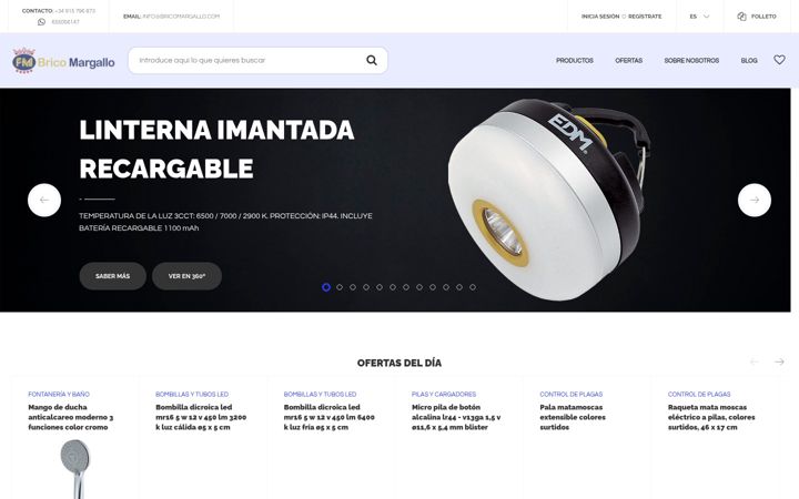 Screenshot of bricomargallo.com