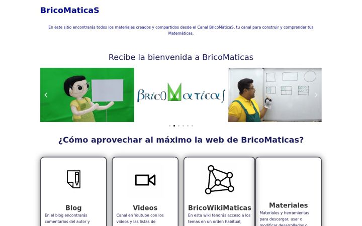Ekraanipilt saidist bricomaticas.eu