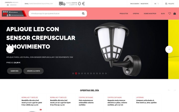Screenshot of bricome.es
