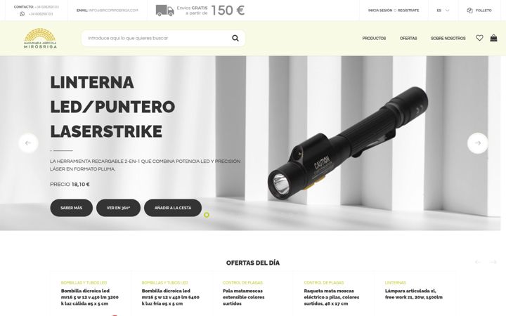 Screenshot of bricomirobriga.com
