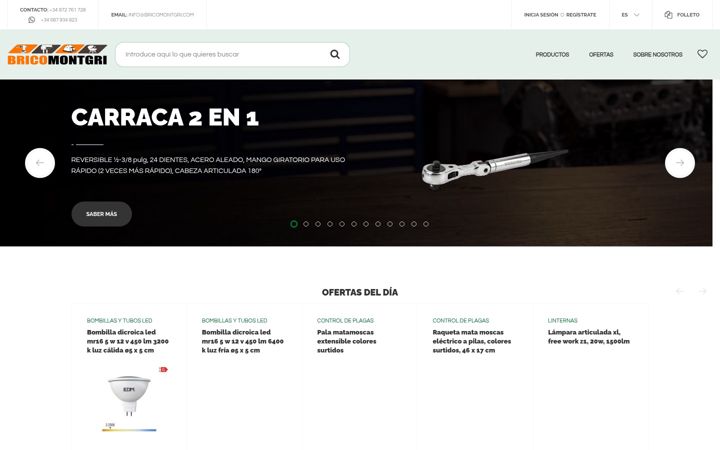 Screenshot of bricomontgri.com