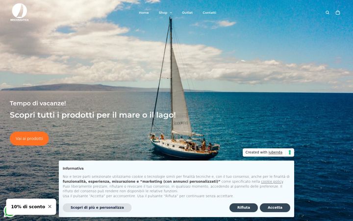 Screenshot of briconauticashop.it