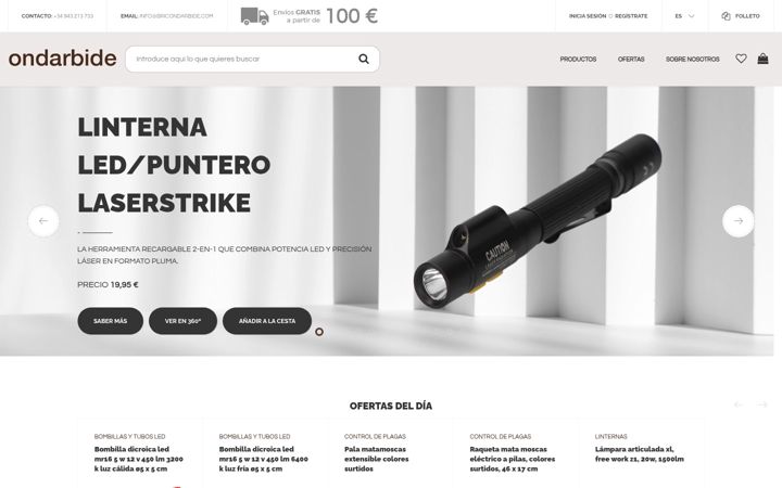 Screenshot of bricondarbide.com
