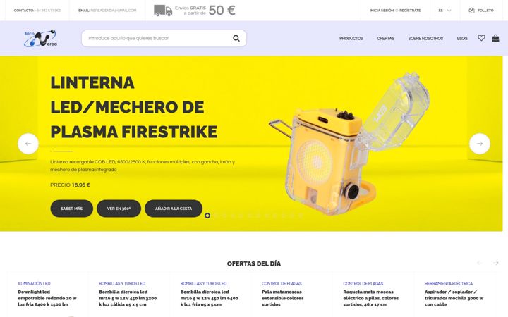 Screenshot of briconerea.com
