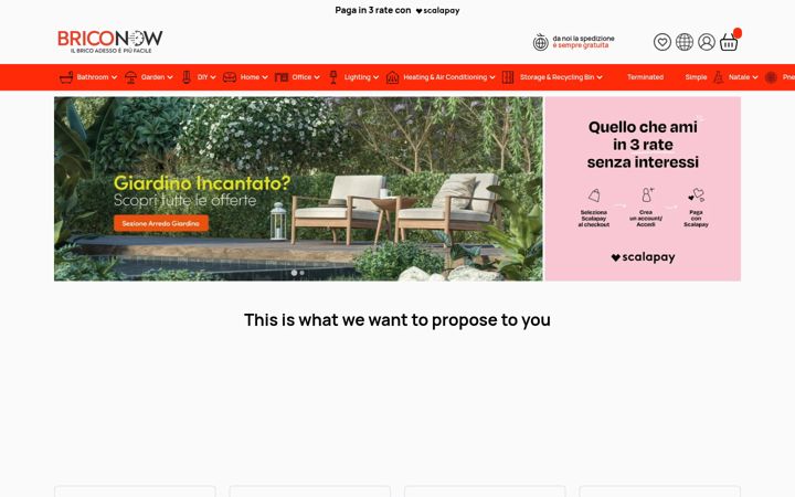 Screenshot of briconow.com