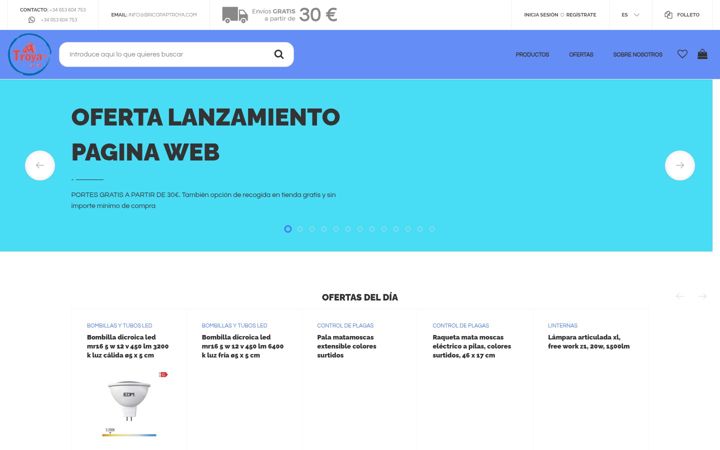 Captura de pantalla de bricopaptroya.com
