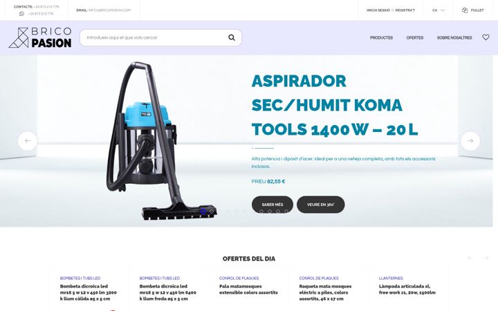 Screenshot of bricopasion.com