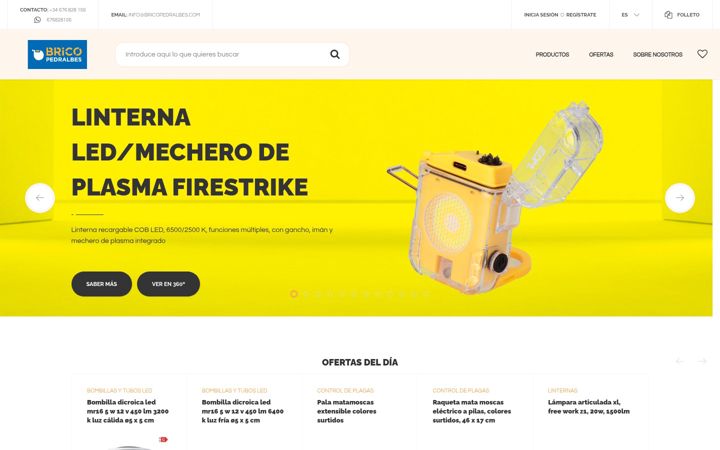 Screenshot of bricopedralbes.com